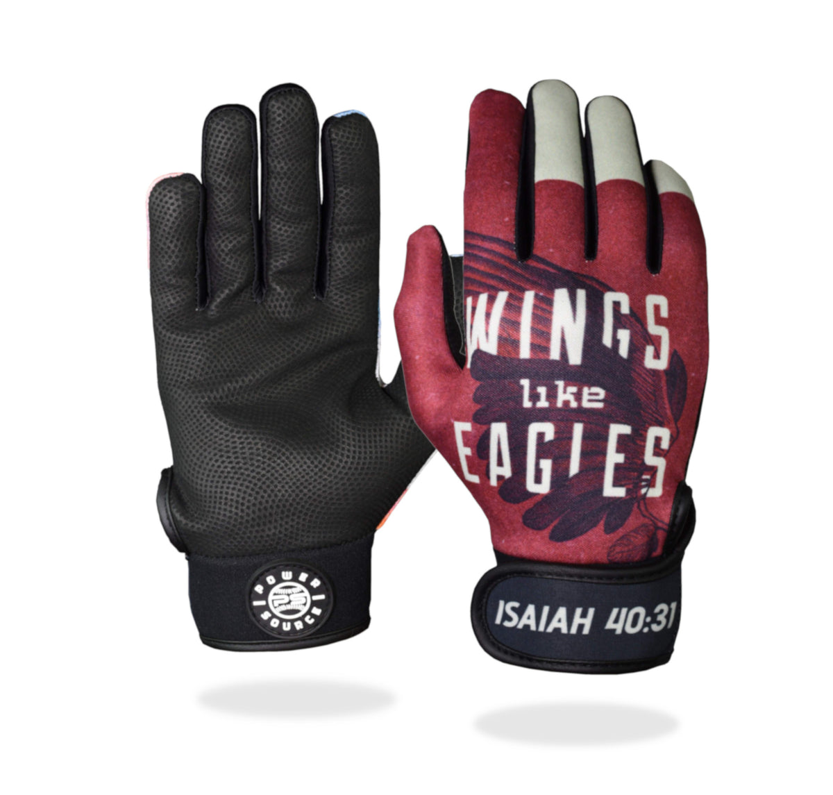 Wings Like Eagles Batting Gloves – Power Source Baseball