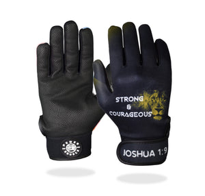 "Strong & Courageous" Batting Gloves