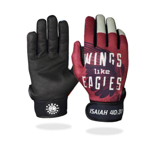 "Wings Like Eagles" Batting Gloves